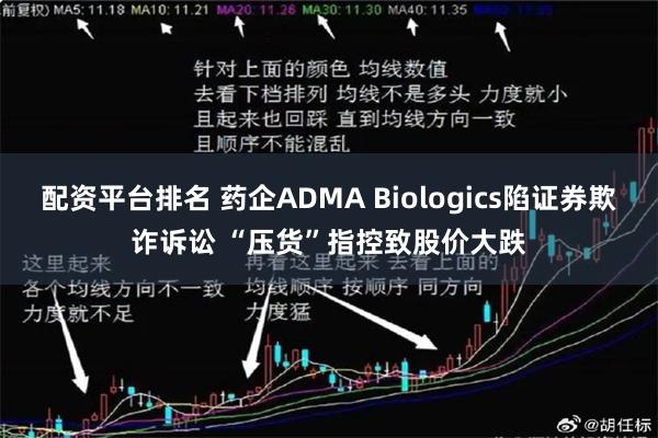 配资平台排名 药企ADMA Biologics陷证券欺诈诉讼 “压货”指控致股价大跌