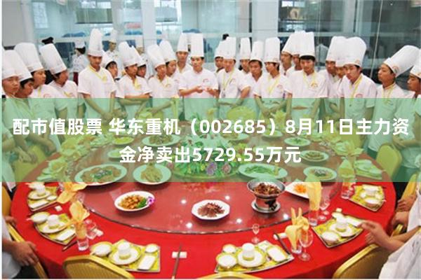 配市值股票 华东重机（002685）8月11日主力资金净卖出5729.55万元