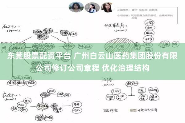 东莞股票配资平台 广州白云山医药集团股份有限公司修订公司章程 优化治理结构