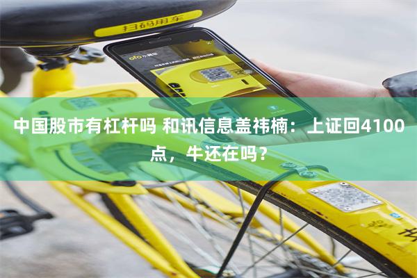 中国股市有杠杆吗 和讯信息盖祎楠：上证回4100点，牛还在吗？