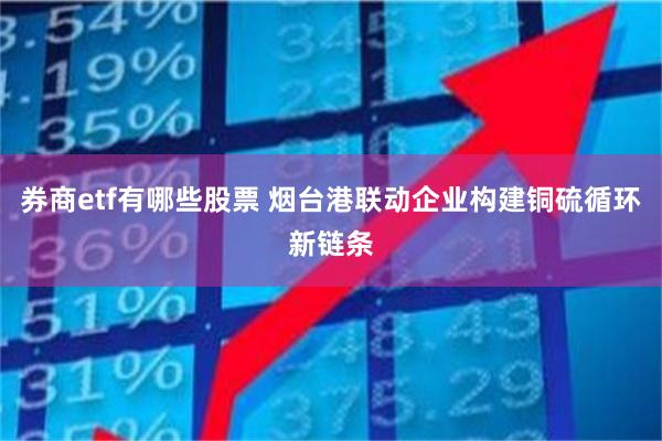 券商etf有哪些股票 烟台港联动企业构建铜硫循环新链条